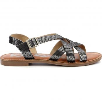 Kickers Diana Women's Leather Sandals in Grey, Size 7 UK