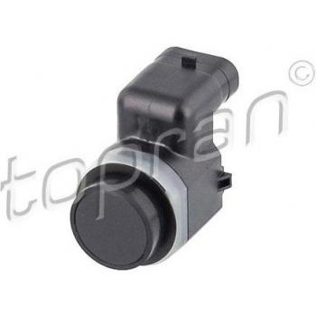 Sensor de aparcamiento TOPRAN 115 536 - Sensor de estacionamiento, compatible con vehículos, incluye cuatro sensores, sistema de aviso acústico y visual, fácil instalación, color negro