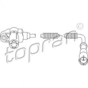 Sensor ABS TOPRAN 207 448