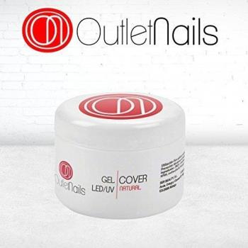 Gel Cover Natural UV/LED 50ml para Uñas/Gel Camouflage Rose Natural/Camuflaje Builder Intenso 50g