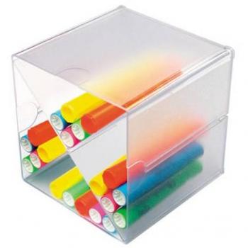 Organizador modular con divisor en aspa transparente Deflecto 350201