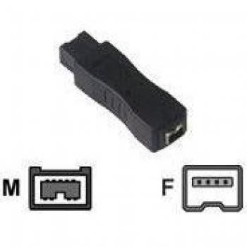MCL Samar - Adaptador (IEEE 1394 FireWire 800 9 pines macho a IEEE 1394b FireWire 4 pines hembra)