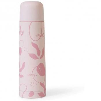 Termo acero líquidos 500 ml Saro rosa