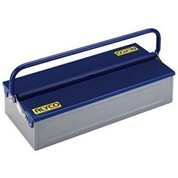 Alyco 192733 192733-Caja de Herramientas Metalica de 1 Bandeja 460 x 210 x 110 mm