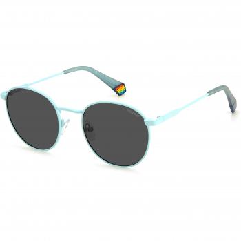 Polaroid PLD 6171/S Unisex Polarized Sunglasses - Modern Metal Design, Blue Frame, One Size