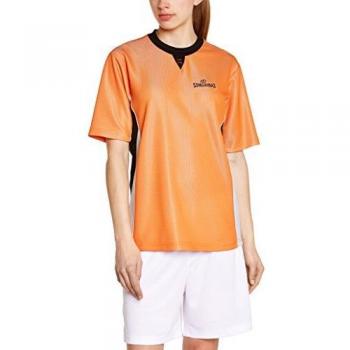 Spalding Referee Shirt Pro Orange/Black XL Camiseta, Unisex Adulto, Naranja/Negro
