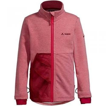 VAUDE Chaqueta de forro polar unisex para niños Faunus, Unisex niños, 41856, Cranberry, 104