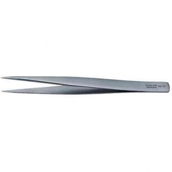 Pinza de precisión CK T2318, punta fina 130 mm
