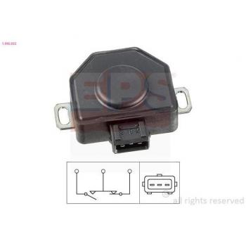 Válvula de mariposa con potenciómetro EPS 1.995.032, sensor de posición de mariposa (TPS), compatible con diversas marcas y modelos, diseño duradero, fácil instalación y ajuste preciso del flujo de aire en