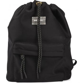 Gioseppo Mochila Negra con Cierre Fruncidor