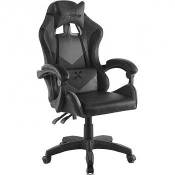 Silla Gaming Mc Haus GC-Gameplay-X Negra, Ergonométrica, Reposabrazos, Ideal para Ordenador y Oficina