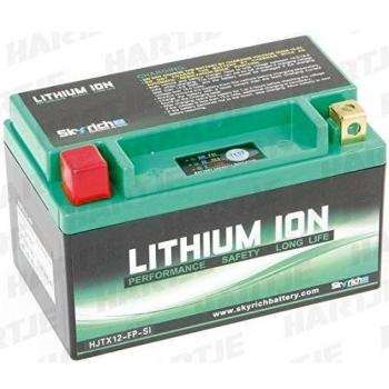 Skyrich - Batería moto Lithium YTX12-BS 12V 12Ah HJX12