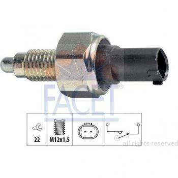 Interruptor de marcha atrás Facet 7.6252 - Fabricado en Italia - Equivalente OE