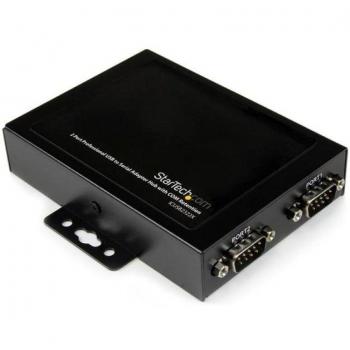 StarTech.com ICUSB2322X Adaptador Concentrador Hub de 2 Puertos Serie RS232 DB9 a USB con Retención de Puerto COM