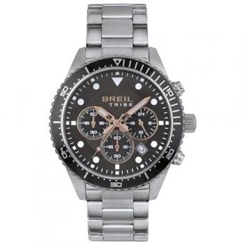 Reloj Cronógrafo Hombre Breil EW0506 Negro Plateado