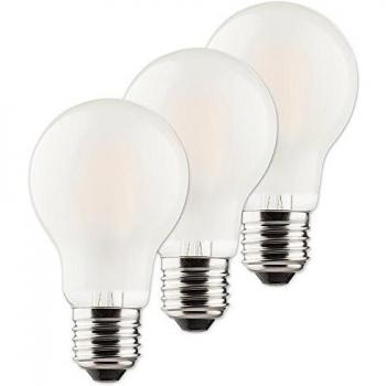 Bombilla LED E27 A60 retro 4W 2700K mate set de 3 unidades