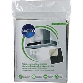 Filtro para grasa de carbón y fibra natural