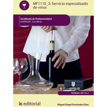 Servicio especializado de vinos. HOTR0209 - Sumillería