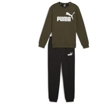 Chándal Puma No.1 Logo Sweat Suit FL B para niño, de algodón, color Dark Olive