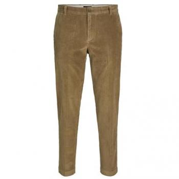 Jack & Jones Tapered Fit Corduroy Chino Pants - Classic, Elegant, Casual - Brown 31/32
