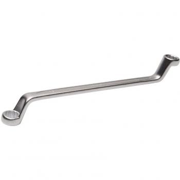Llave estrella acodada cromo mate de 14-15mm con diseño ergonómico
