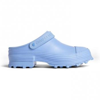 CAMPERLAB Traktori Blue Smooth Leather Formal Shoes for Men in Size 44 and 10.5