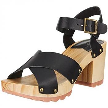 Kickers Women's Wedge Sandals Kick Wise Black Size 37