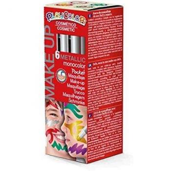 PLAYCOLOR Make UP Barra de Maquillaje sin parabenos, Color Plata