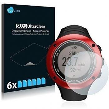 savvies Protector Pantalla Compatible con Suunto Ambit2 S Red