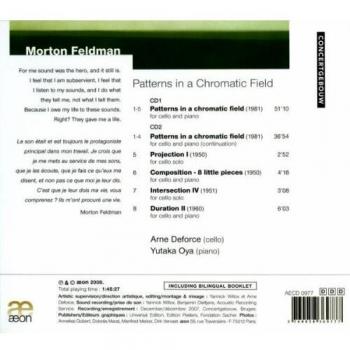 Morton Feldman: Patterns in a Chromatic Field - 2CD Set of Contemporary Classical Music