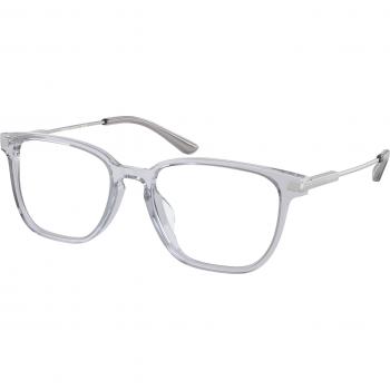 Prada PR A12VD Asian Fit U431O1 Armazones para Hombre Cristal, 52 Lentes Recetadas Para Hombre Transparentes, Ajuste Asiático Gafas Recetadas para Hombre