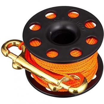 Best Divers Finger Reel mosquetón latón 30 MT