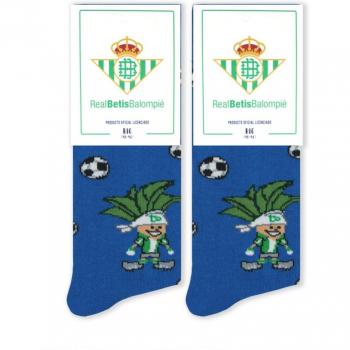 Calcetines Real Betis Balompié Pepe Pinreles Palmerín Azul
