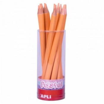 Lápices Jumbo Pastel Salmon - Pack 18 Unidades