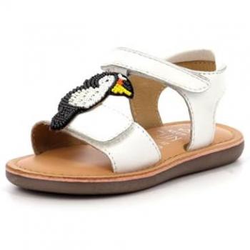 Cloonimals Baby Girl Sandals - White, MOD 8