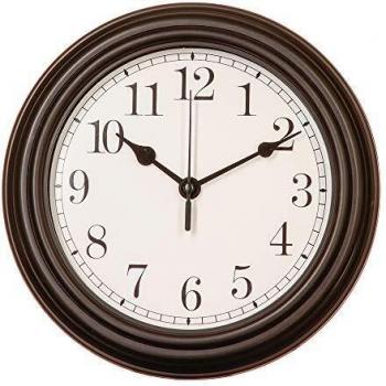Atmosphera 83388 Reloj de Pared Estilo Retro, 22cm, Colores Surtidos, Única