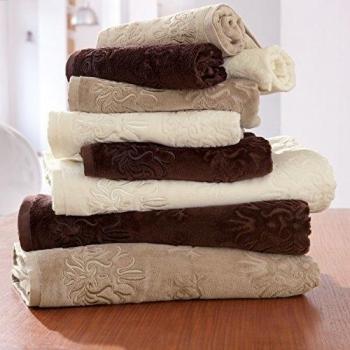 Idea de regalo Tradition des vosges Toalla de la Reina, beige, 070x140