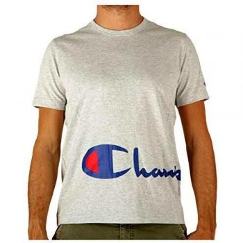 Light Gray Crewneck T-Shirt for Men - Champion Size L