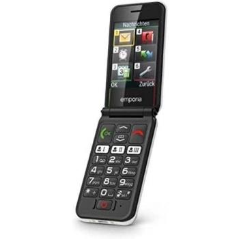 Emporia SIMPLICITYglam 2.8 102g Black White Senior Mobile Phone