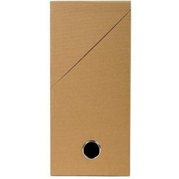 Caja archivadora EXACOMPTA A4 120 mm cartón marrón habana