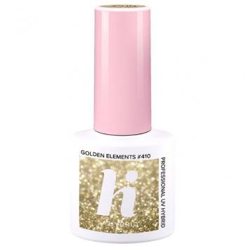 Esmalte Semipermanente HI Hybrid 410 Elementos Dorados - 5 ml