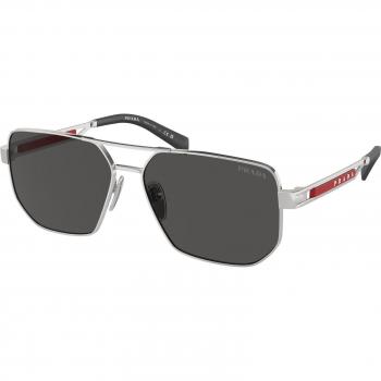 Prada Linea Rossa PS51ZS 1BC06F Men's Sunglasses Silver Size 59