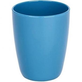 Wenko Cocktail Vaso para Cepillos de Dientes, Poliestireno, Petróleo, 8x8x10 cm