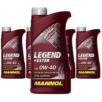 Aceite de Motor Sintético MANNOL Legend+Ester 0W-40 - 1L