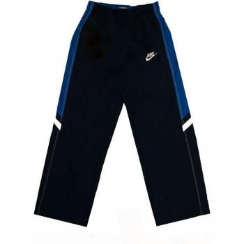 Pantalones deportivos Nike 72 Woven para niños, color negro, tejido ligero y transpirable, diseño cómodo con cintura elástica y cordón ajustable