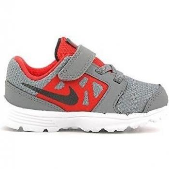 Nike Downshifter 6 (TD), Zapatos de Primeros Pasos para Bebés, Gris (Cool Grey / Black-University Red-White), 27 EU