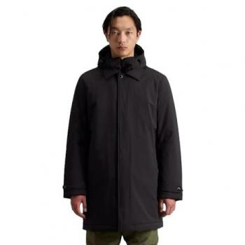 Woolrich Men's 2-in-1 Stretch Nylon Black Jacket, Size L