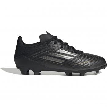 Botas de fútbol para niños adidas F50 League FG/MG, color negro, talla 34, diseñadas para césped artificial