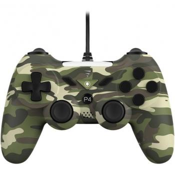 VoltEdge CX40 Mando Camo Green para PS4/PS3/PC - Controlador de Última Generación con Diseño Camuflaje Verde