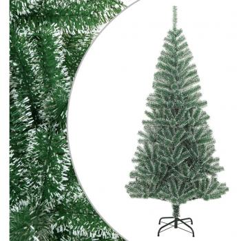 Flocked Snow Green Artificial Christmas Tree 240 cm